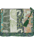 Toilettilaukku - Green Mixed Fabric Print Laukut Powell Craft