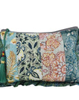 Toilettilaukku - Green Mixed Fabric Print Laukut Powell Craft