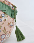 Toilettilaukku - Peach And Green Print Laukut Powell Craft