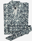 Kimono Blue Bathrobe Madam Stoltz