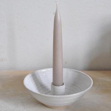 Kynttilänjalka valkoinen Ceramics Tuias 