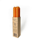 Mehiläisvahakynttilät - Oranssi 4 kpl Candle Kaurilan Sauna