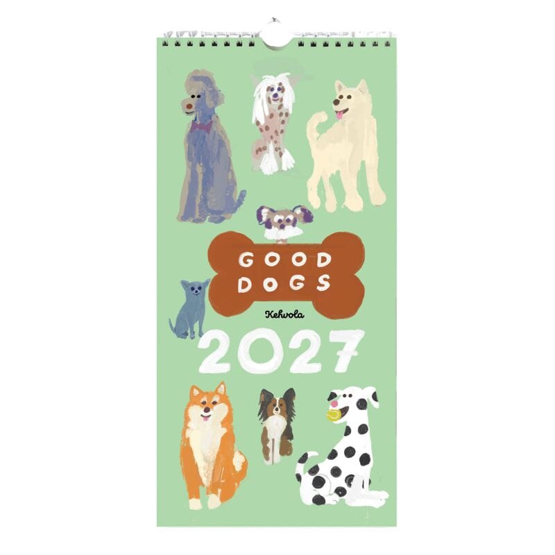 Good Dogs 2027 vuosikalenteri Kalenterit Kehvola Design 