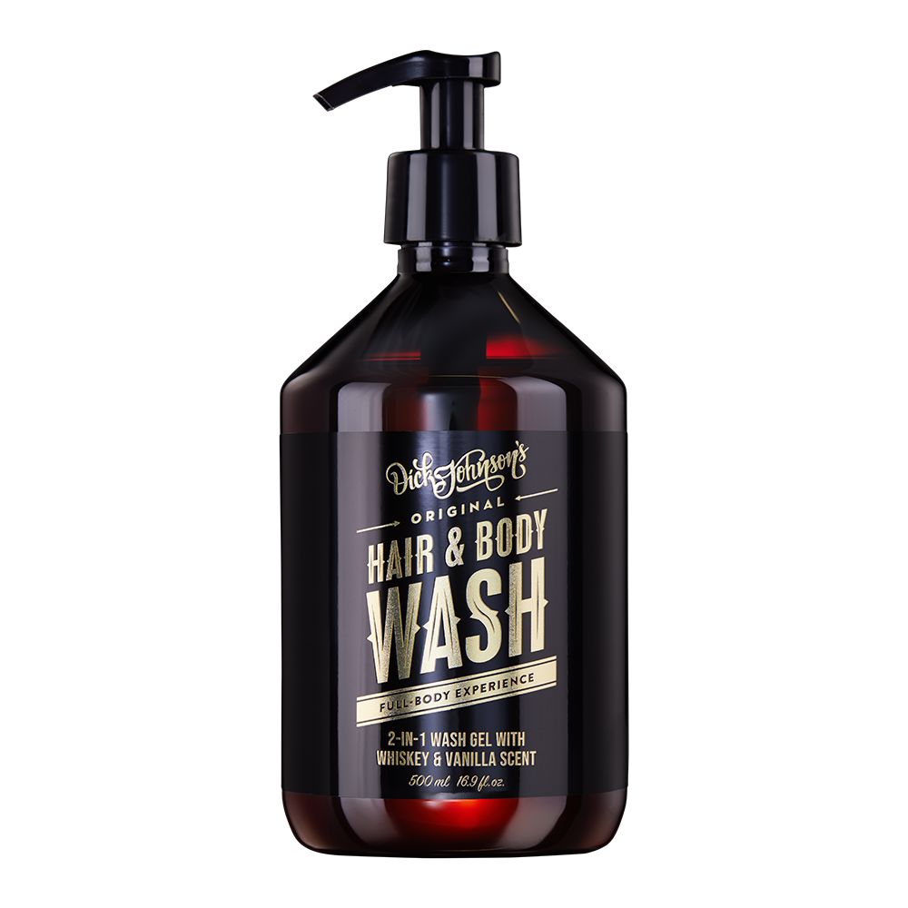 Hair & Body Wash 500ml - Whiskey & Vanilla Shampoo Dick Johnson 