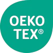 OEKO-TEX® Standard 100 -sertifikaatti takaa, että tekstiilit ja materiaalit on testattu haitallisten aineiden varalta. Turvallinen iholle ja ympäristölle.