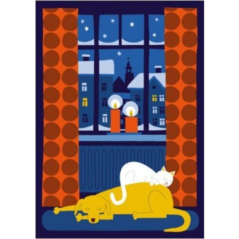 Joulurauha postikortti Postikortit Kehvola Design 