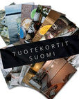 Kaurilan Saunan Tuotekortit Suomeksi - 6 kpl - markkinointimateriaali Mainosmateriaalit Kaurilan Sauna 