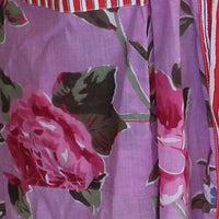 Lilac Rose Floral naisten kimono aamutakki Puuvillavaatteet Powell Craft 