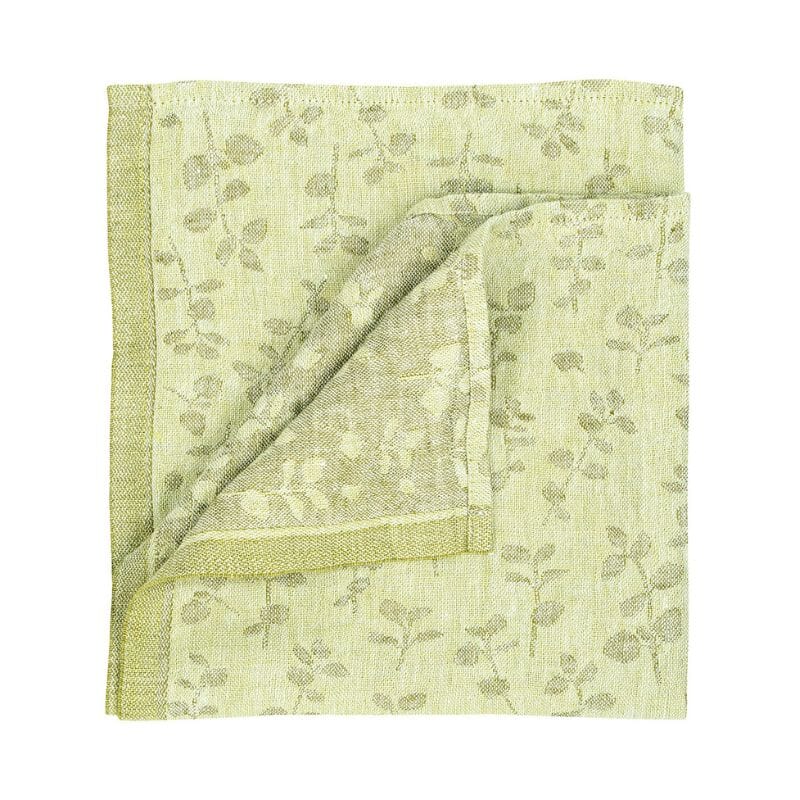 Meirami servietti 46 x 46cm Keittöpyyhkeet Lapuan Kankurit Lime-oliivi 