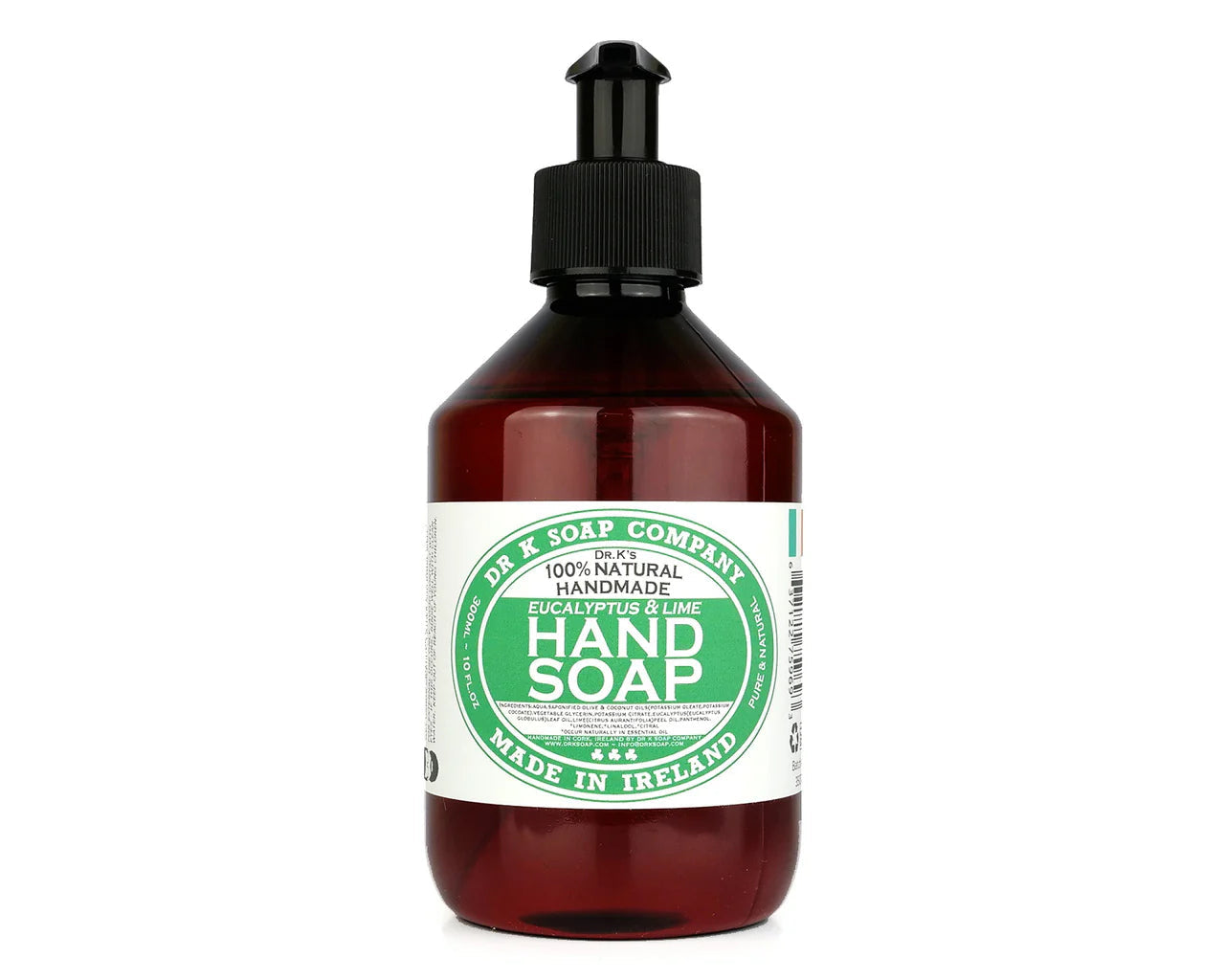 Nestemäinen Eukalyptus & Lime käsisaippua 300ml Saippuat DR K Soap Company 