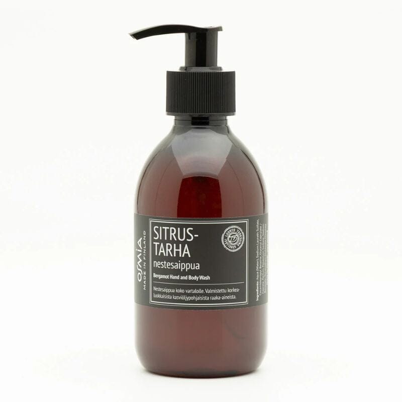 Nestesaippua Sitrustarha 250 ml Saippuat Osmia 