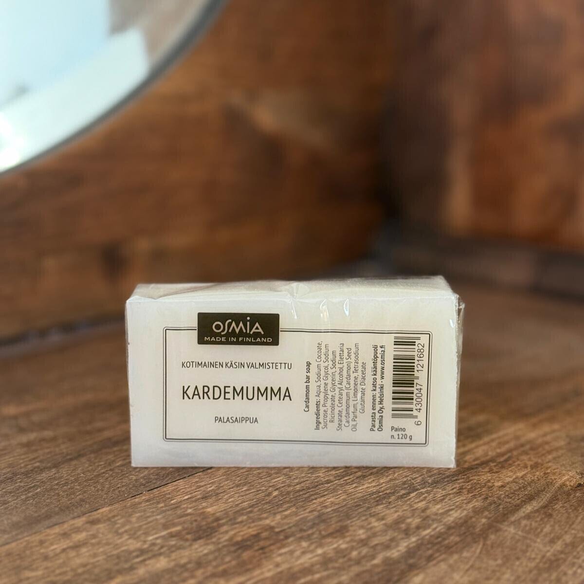 Osmia palasaippua - eri tuoksuja Saippuat Osmia Kardemumma 