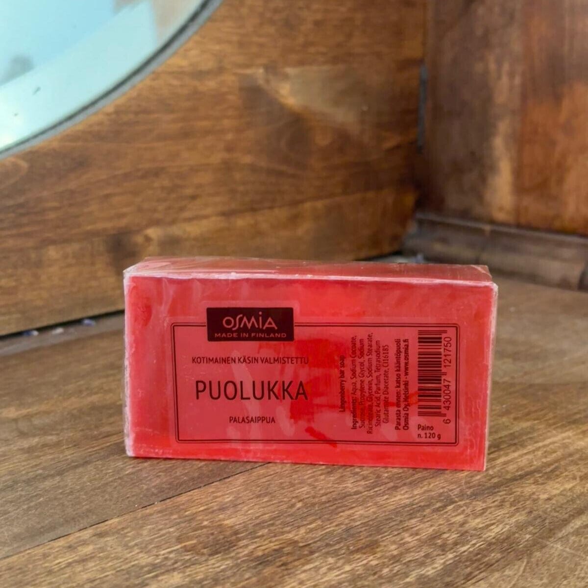 Osmia palasaippua - eri tuoksuja Saippuat Osmia Puolukka 