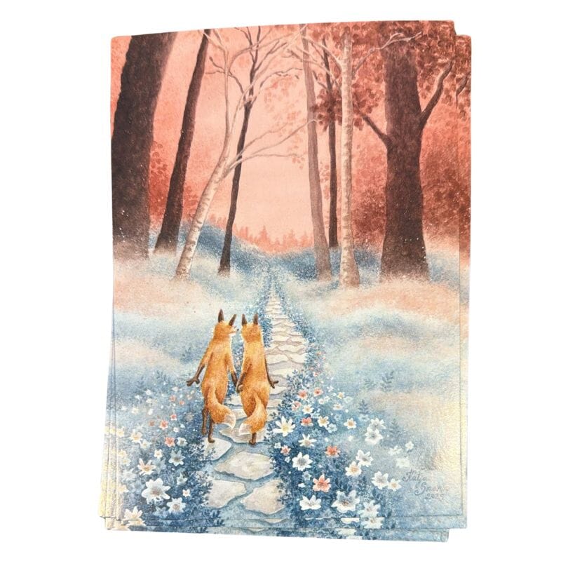 Postikortti - Kukkien reunustamalla polulla Postikortit Katja Saario 