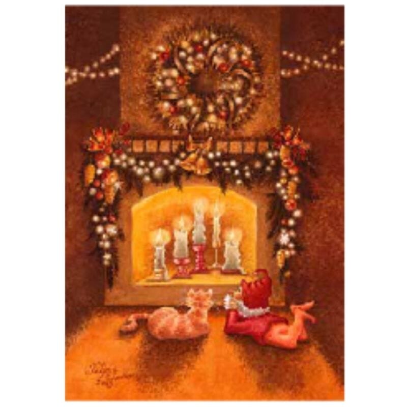 Postikortti - Kynttilän lämpö Postikortit Katja Saario 