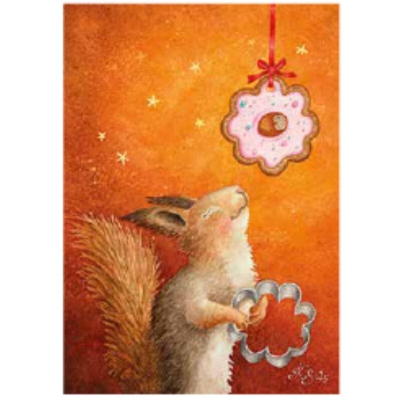 Postikortti - Piparkakkuiloa Postikortit Katja Saario 