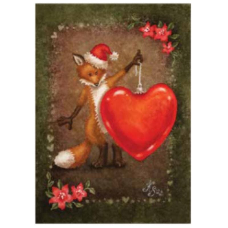 Postikortti - Sydänkoriste Postikortit Katja Saario 