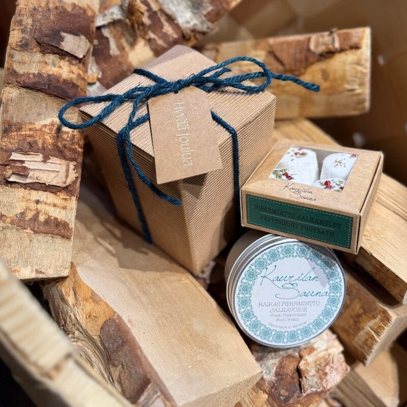 Raikkaat Räpylät - Lahjapaketti Kaurilan Sauna 