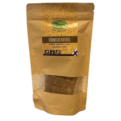 Rommisuklaafudge 180g Makeiset Turun makeismestari 