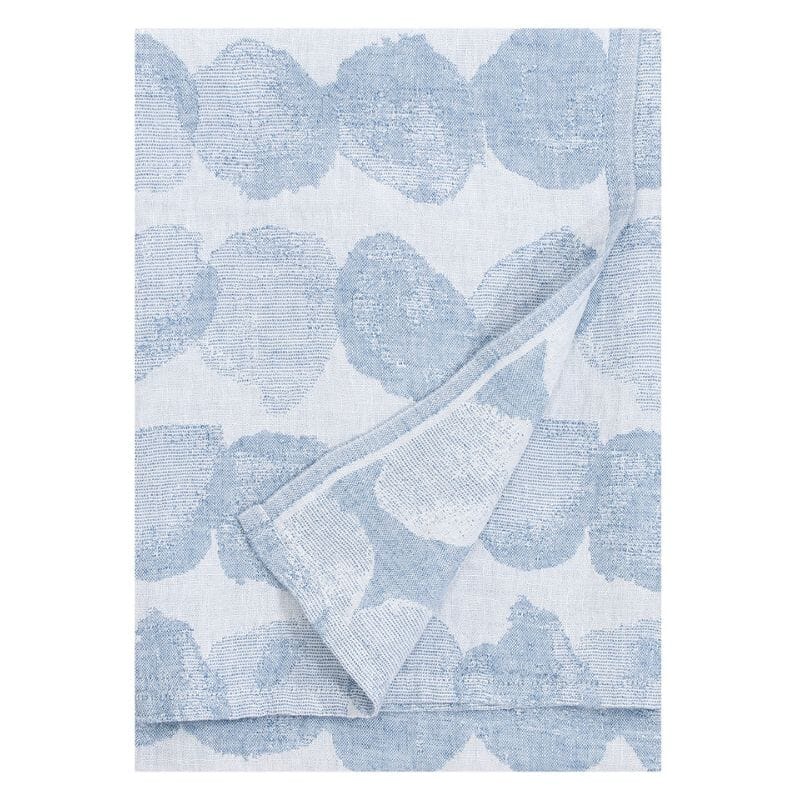 Sade jättipyyhe 95 x 180 cm Lapuan Kankurit Valko-sateensininen 