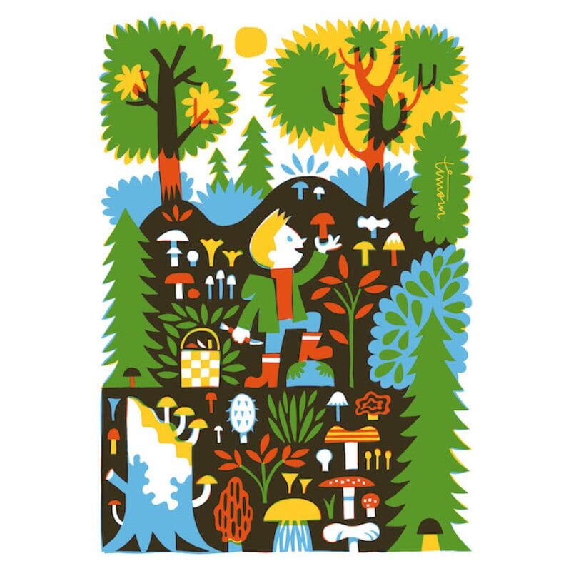 Sienet postikortti Postikortit Kehvola Design 