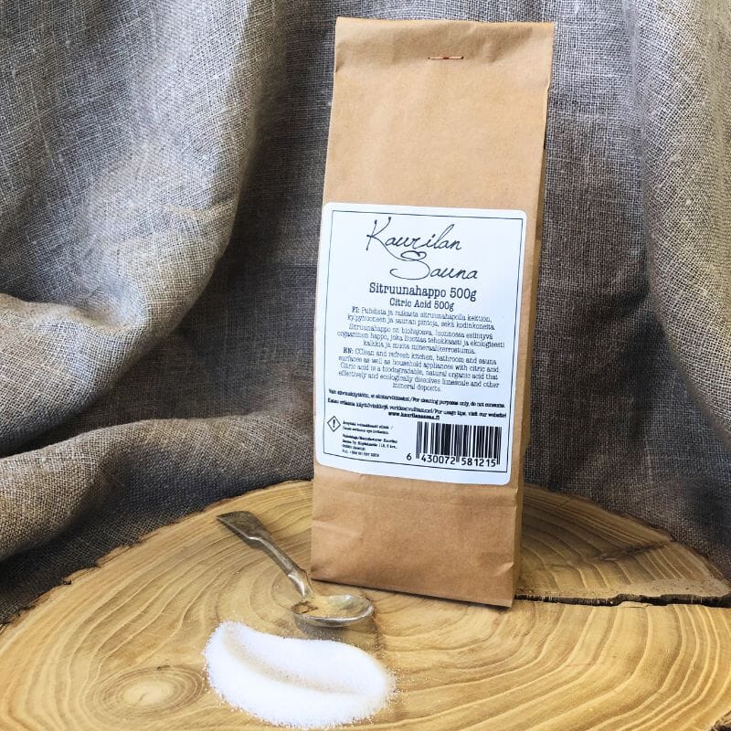 Sitruunahappo 500g Kaurilan Sauna 