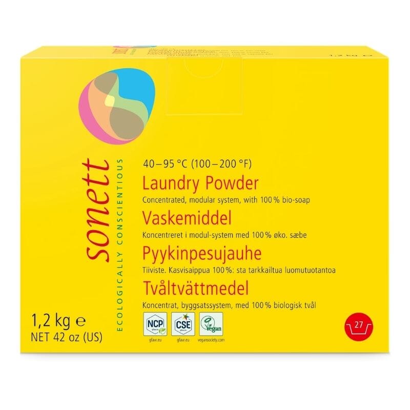 Sonett Pyykinpesujauhe 1.2 kg Saippuat Sonett 