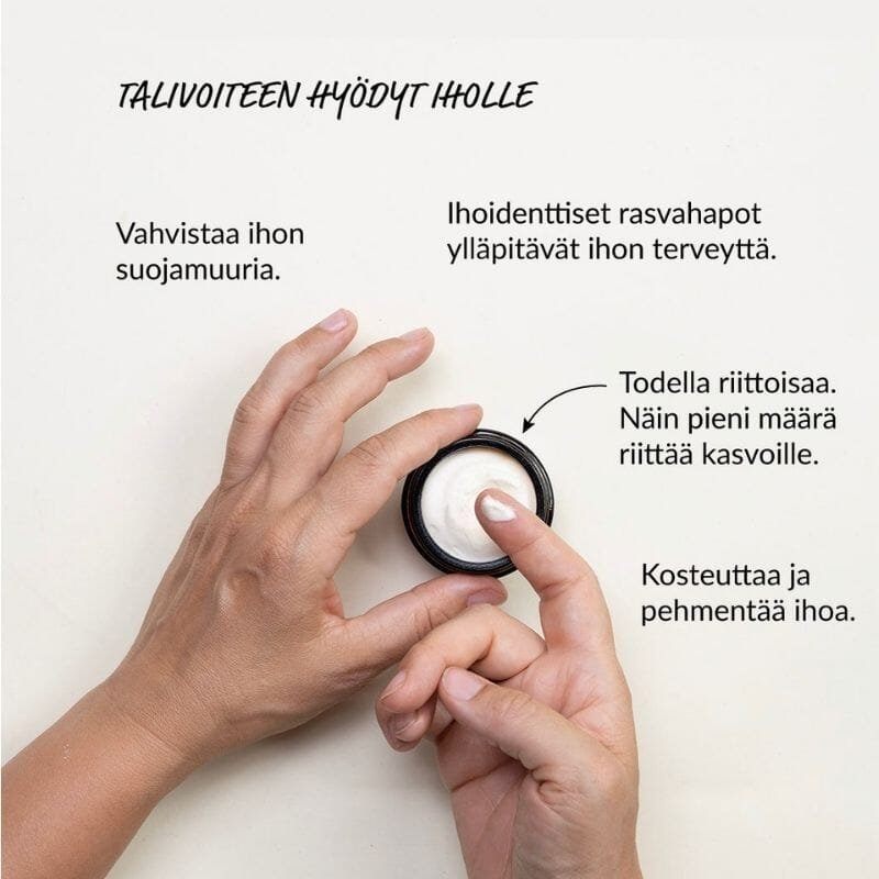 Talikeijo-Talivoide Ihonhoitotuotteet Kolmecosmetics 