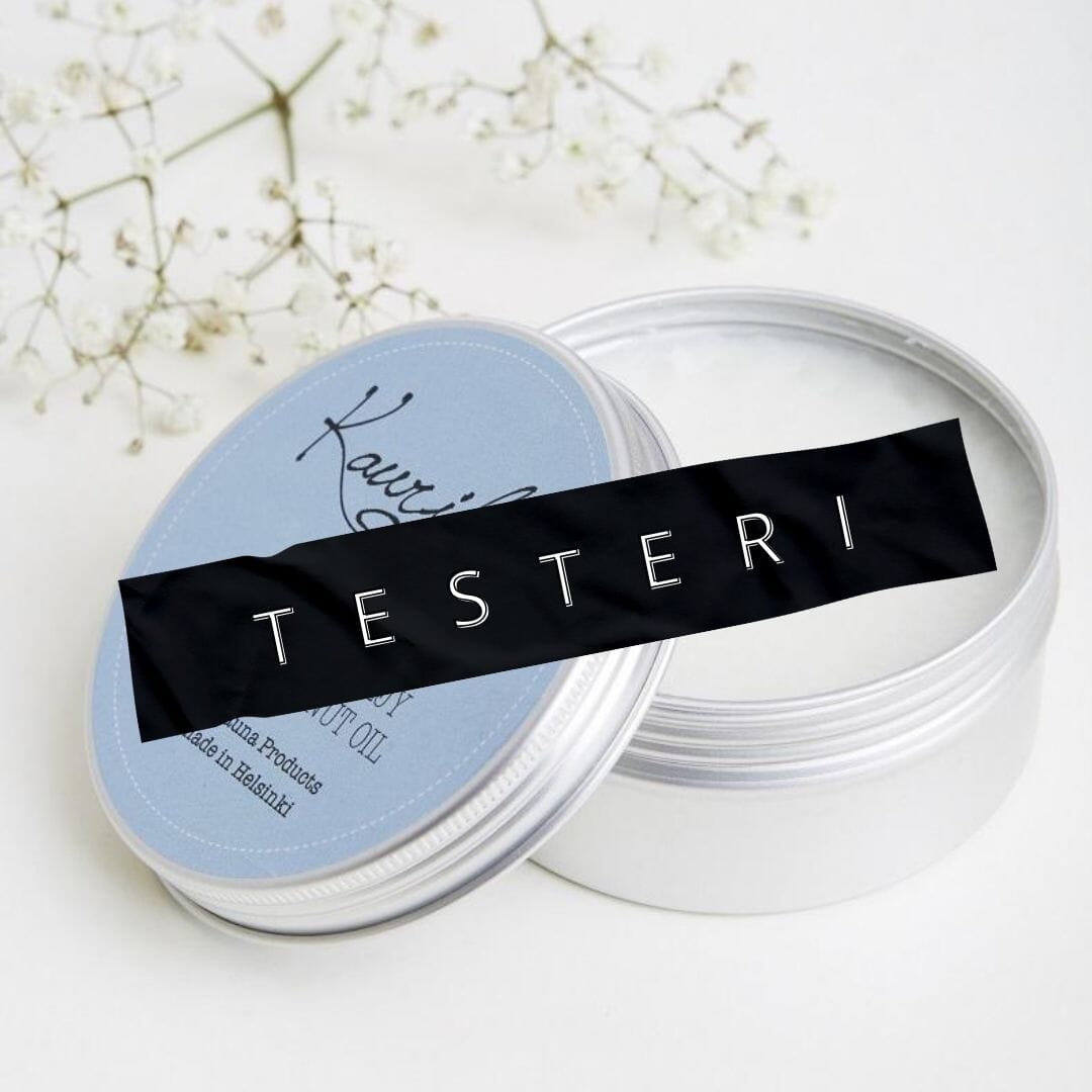 TESTERI - Tuoksuton Luomu Kookosöljy 125g Ihonhoitotuotteet Kaurilan Sauna 
