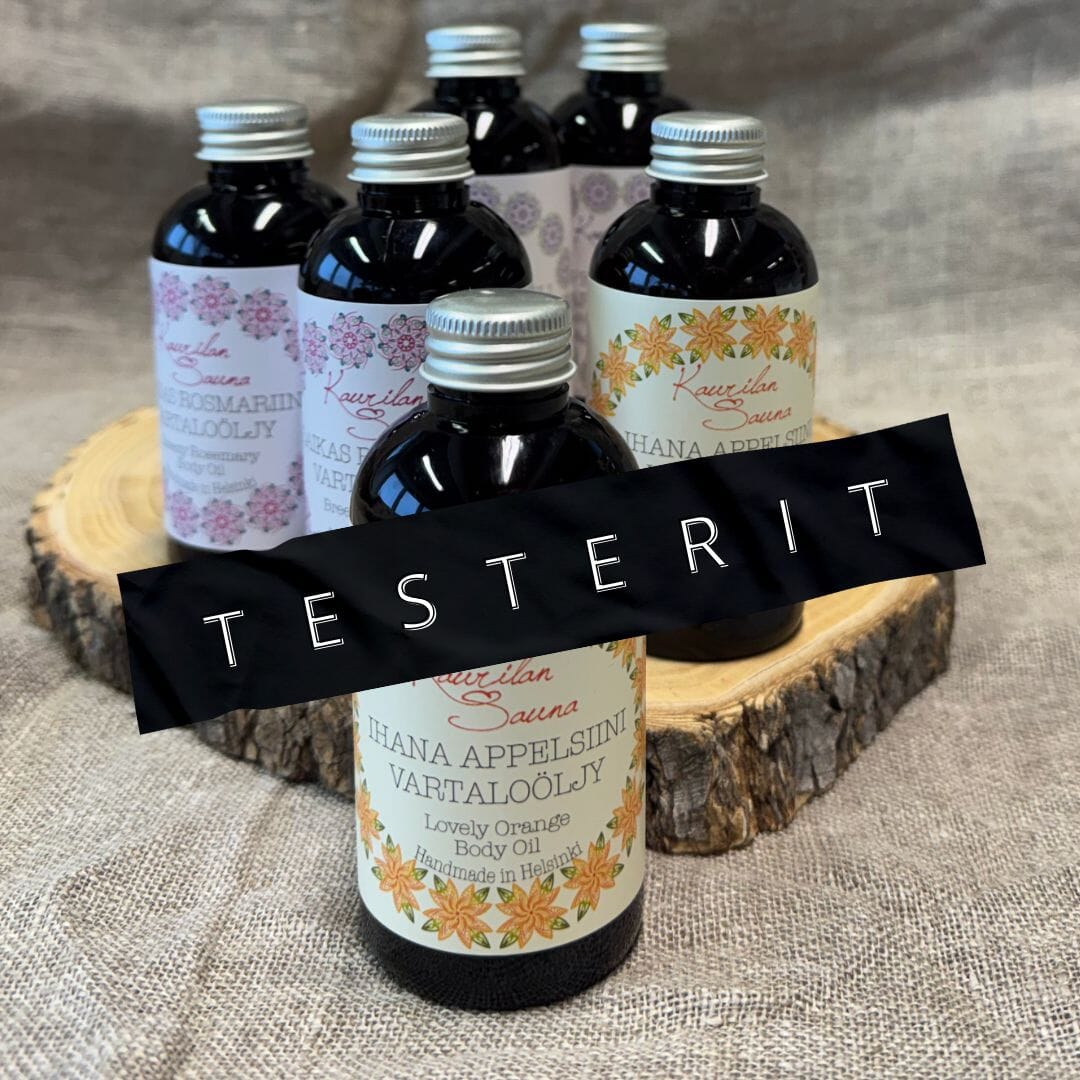 TESTETRI - Vartaloöljy 150 ml Hoitoöljyt Kaurilan Sauna 