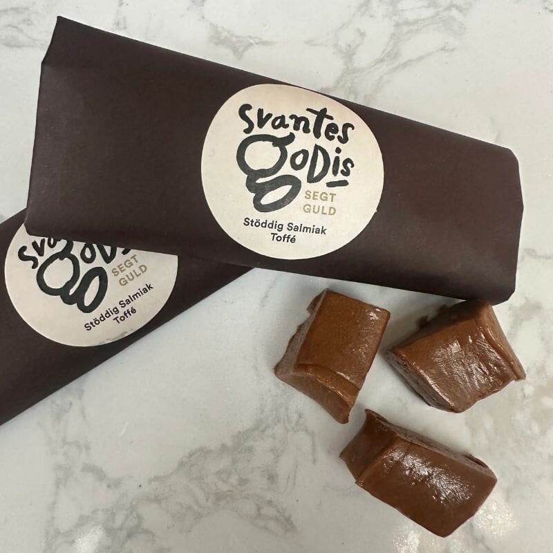 Vahva Salmiakkitoffee 50g Svantes Godis 