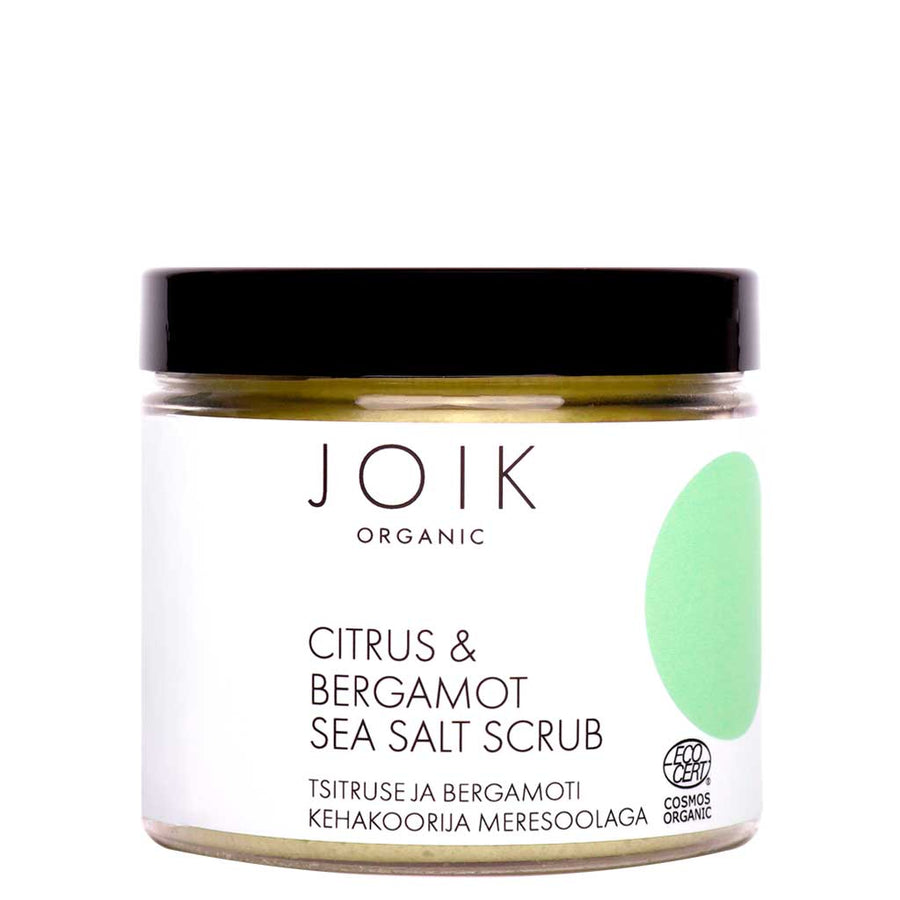 Citrus & Bergamot Sea Salt Scrub - Vartalokuorinta 240 gr Ihonhoitotuotteet JOIK Organic 