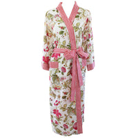Crimson Garden naisten kimono aamutakki Puuvillavaatteet Powell Craft 