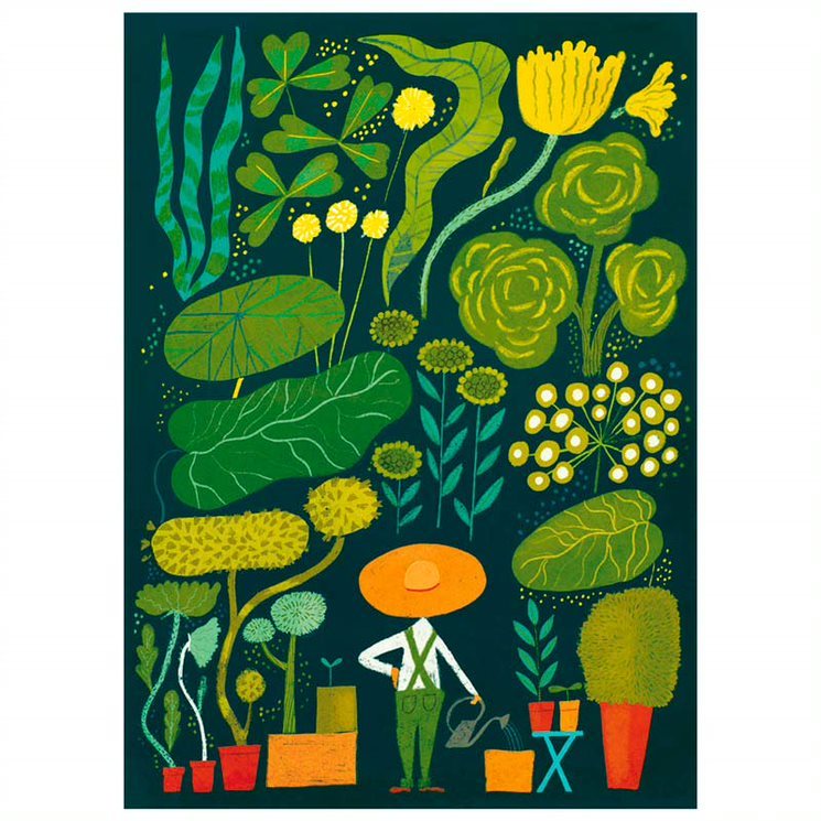 Garden avattava postikortti kirjekuorella Postikortit Kehvola Design 