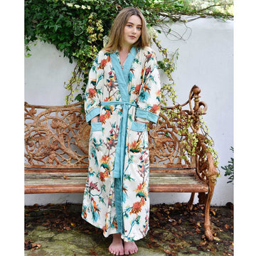 Hummingbird naisten kimono aamutakki Puuvillavaatteet Powell Craft 