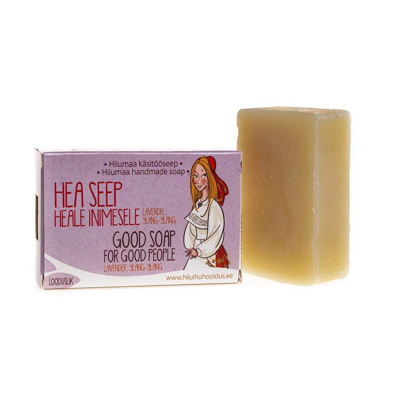 Hyvä saippua hyvälle ihmiselle | Laventeli ja Ylang Ylang Soap Hiiuihuhooldus 