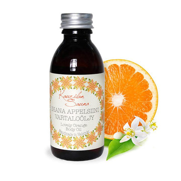 Ihana Appelsiini Vartaloöljy 150 ml Kosmetiikka Kaurilan Sauna 