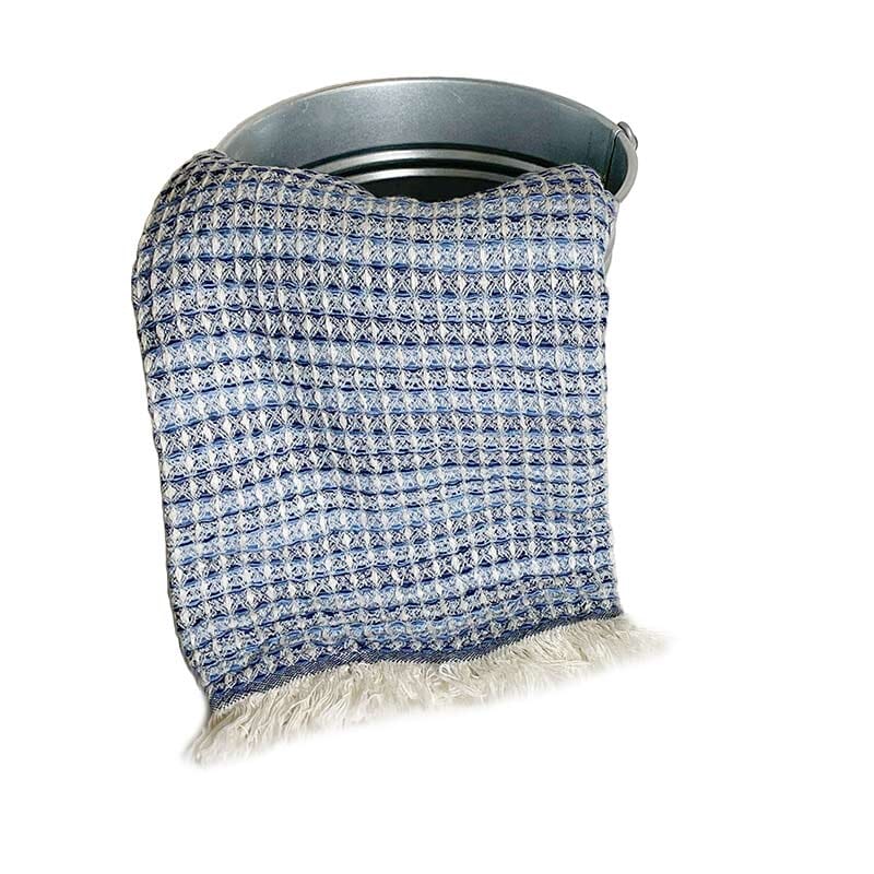 Liisin Hamam-vohvelipyyhe - Useita eri värejä Pyyhkeet Saunatonttu Sininen 