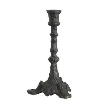 Nero valurautainen kynttilänjalka 22 cm musta sisustus Affari of Sweden 