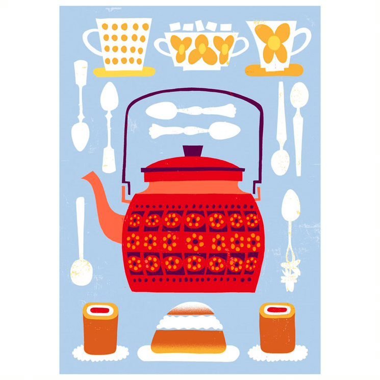 Pannu postikortti Postikortit Kehvola Design 