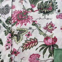 Pink Chintz naisten kimono aamutakki Puuvillavaatteet Powell Craft 