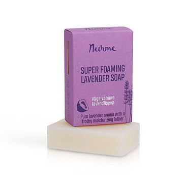 Super Foaming Lavender Soap -laventelipalasaippua 100 g Soap Nurme 