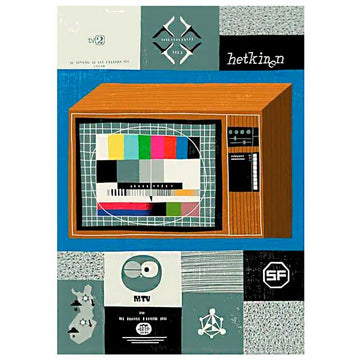 Televisio postikortti Postikortit Kehvola Design 