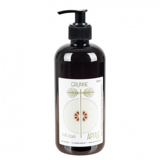 Tvål Äpple, omena-käsisaippua 500ml Saippuat Grunne Produktion 